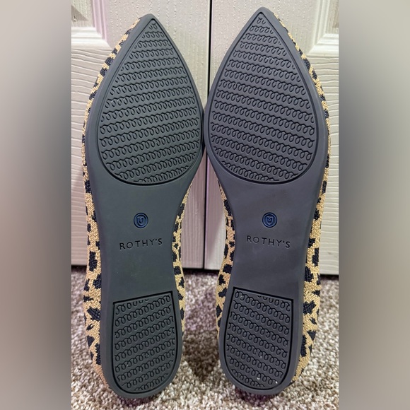 Rothy’s The Point Flat Shoe - Women Size 8.5 - Leopard - Picture 7 of 7